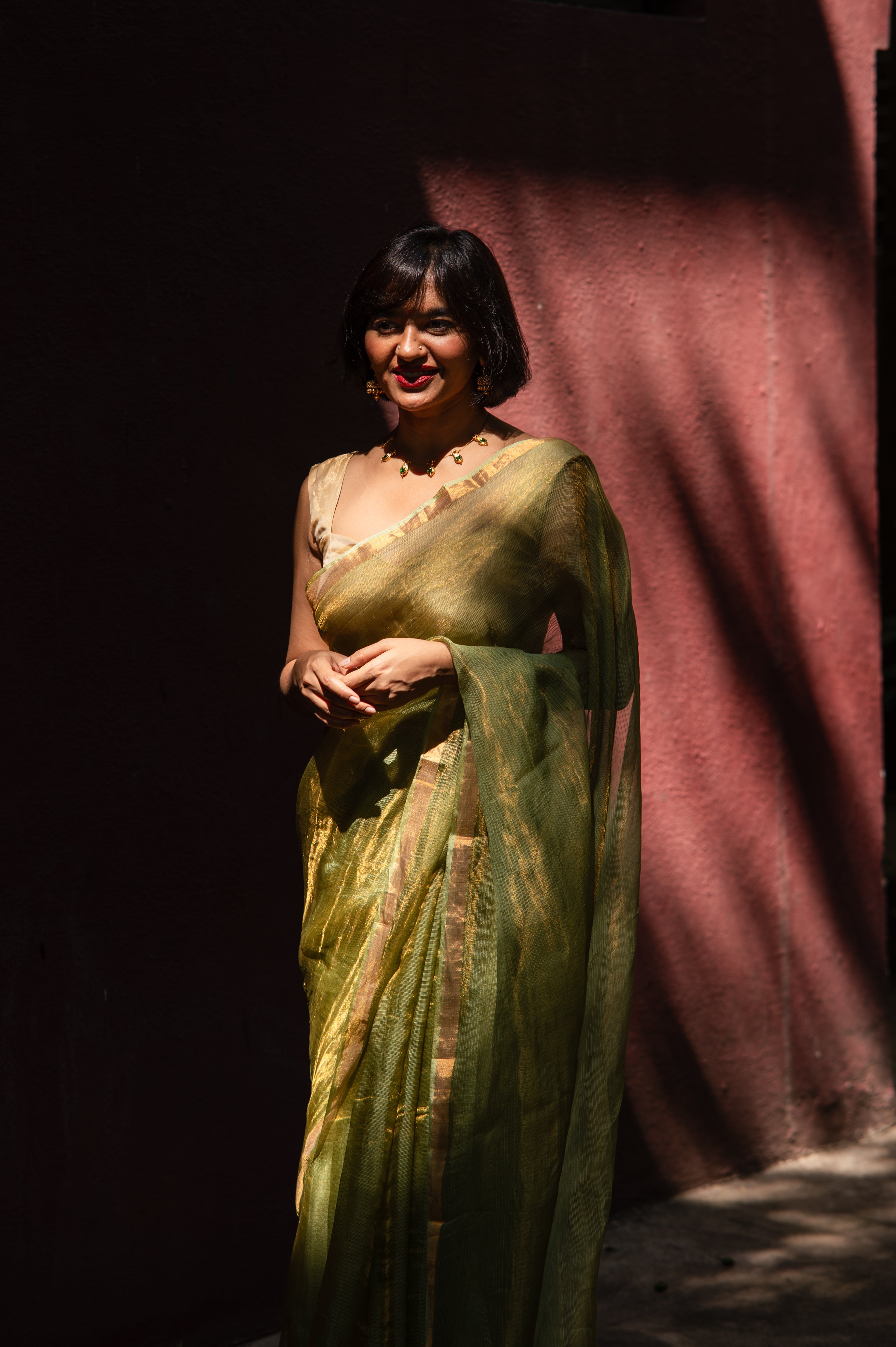 Hand Crafted - Handmade Kota Tissue Silk