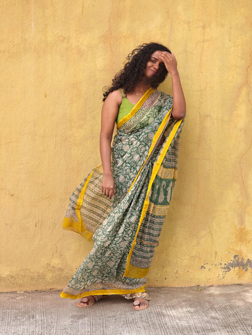 Nila Green floral