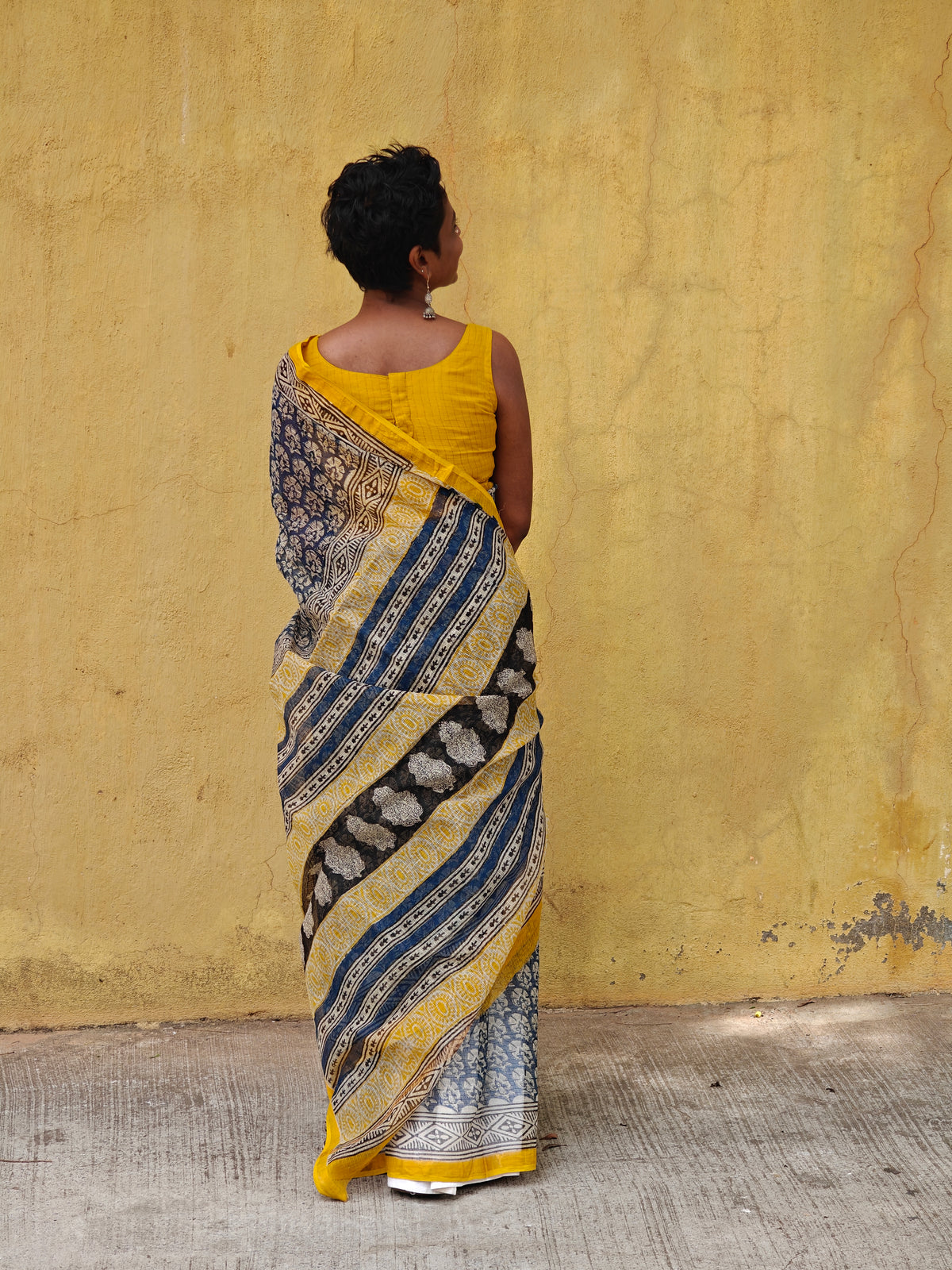 Nila -Mustard border